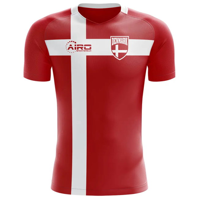2025-2026 Denmark Flag Concept Football Shirt (M Laudrup 10)-SoccerKits Hub | Buy Soccer Jerseys Online
